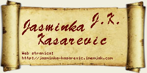 Jasminka Kašarević vizit kartica